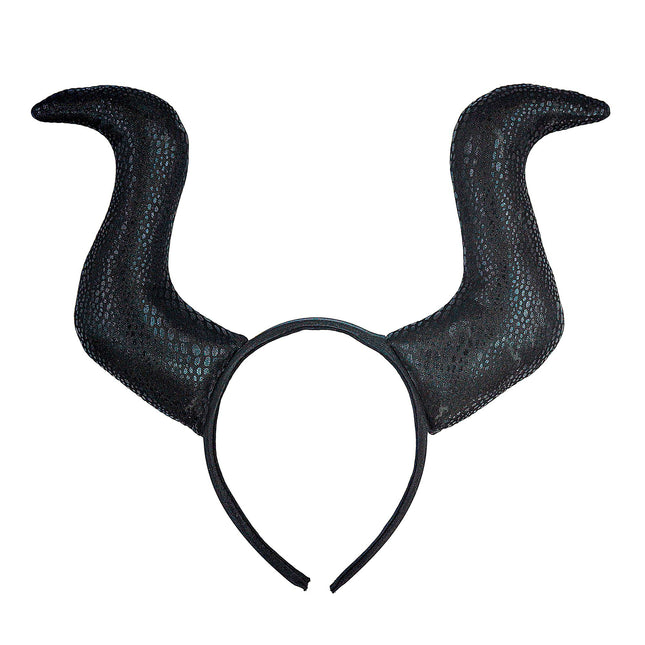 Halloween Haarband Malevizia mit Horn