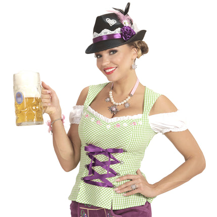 Oktoberfest Hut Tiroler Schwarz