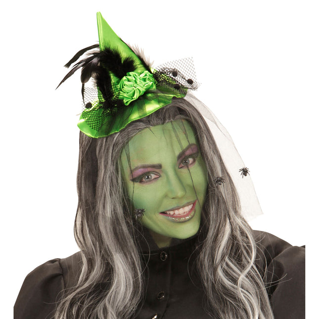 Halloween Hut Grüne Hexe