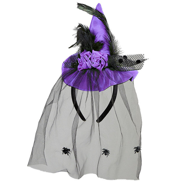 Halloween Hut Lila Hexe Mini