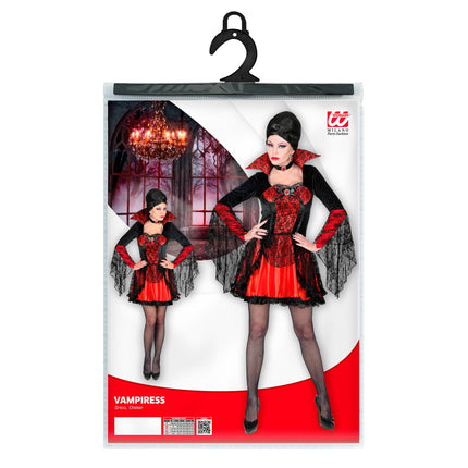 Halloween Kostüm Damen Vampir Spitze