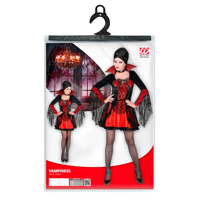 Halloween Kostüm Damen Vampir Spitze