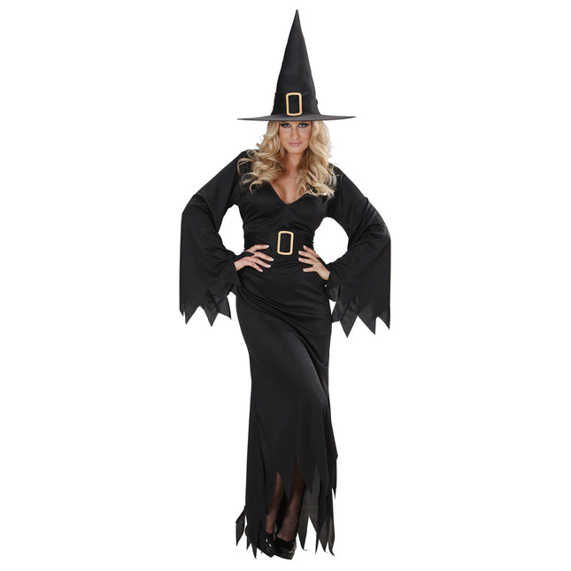 Halloween Kleid Schwarze Hexe