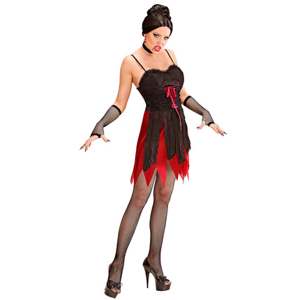 Halloween Kleid Damen Vampir Kurz
