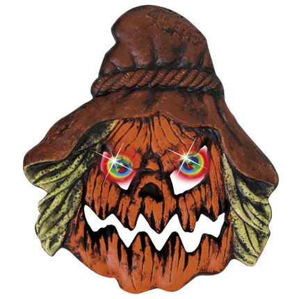 Halloween Wanddekoration Vogelscheuche mit Licht