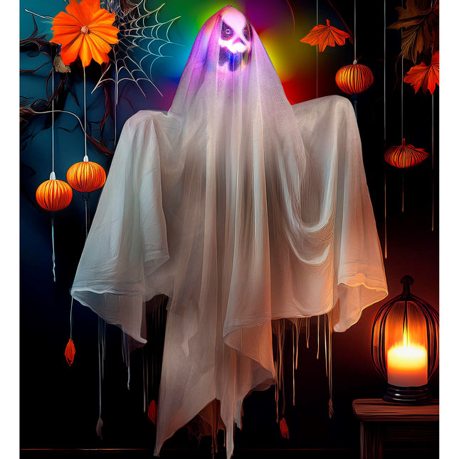 Halloween Puppe mit Licht 50cm
