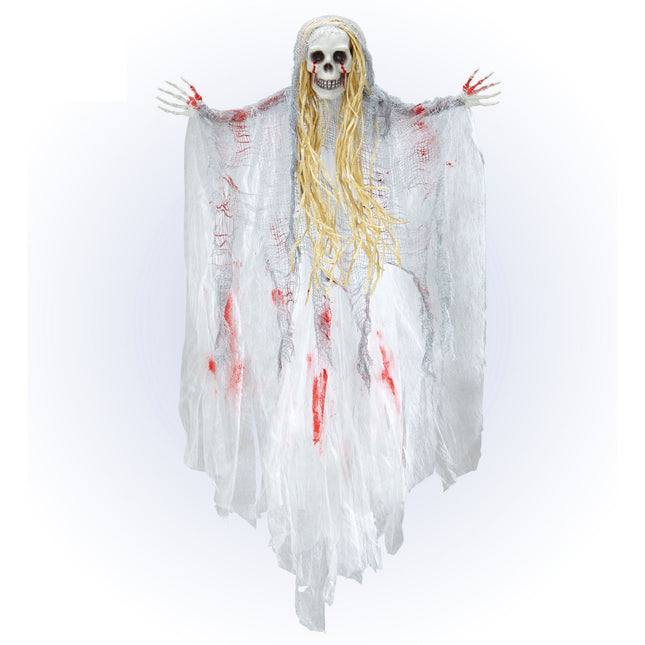 Halloween Puppe Geist mit Blut
