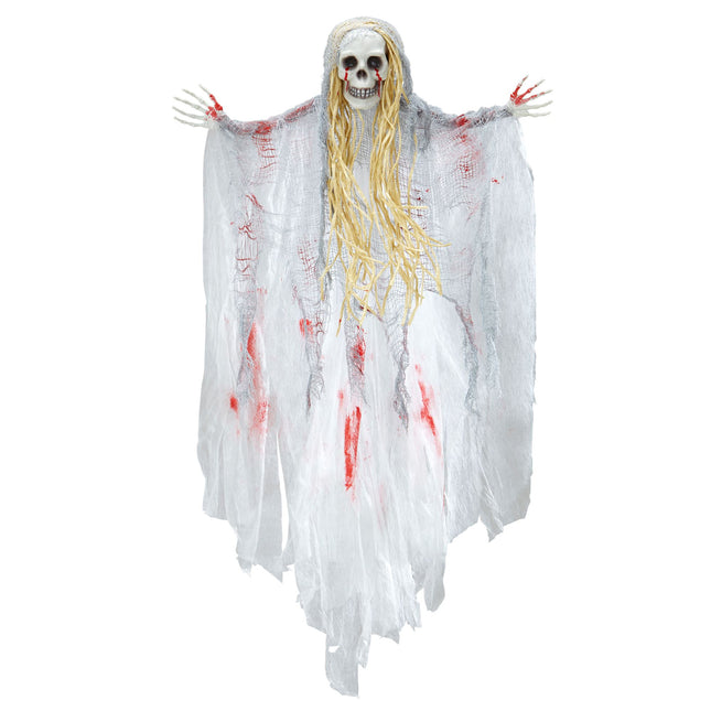 Halloween Puppe Geist mit Blut