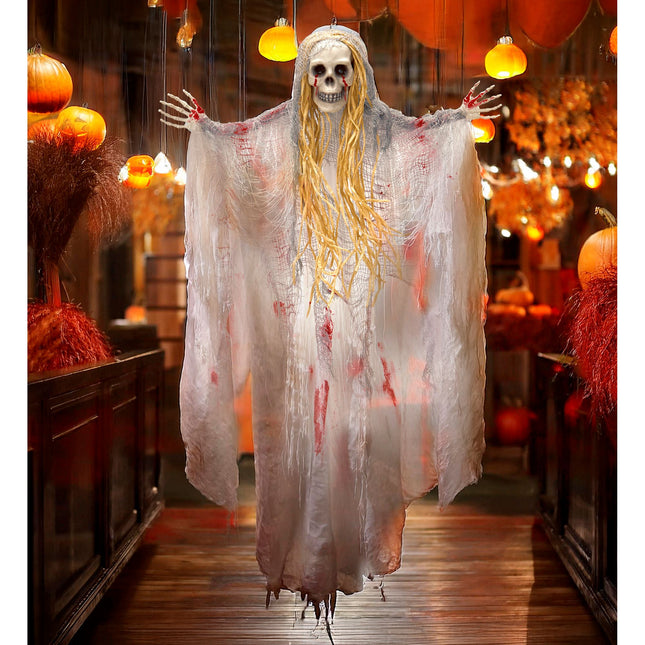 Halloween Puppe Geist mit Blut