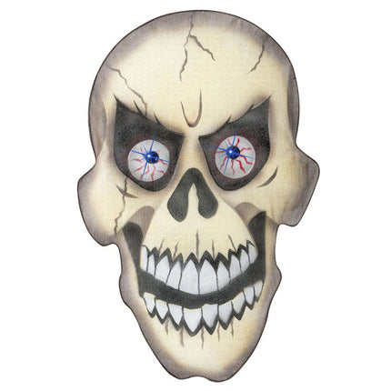 Halloween Türschild Totenkopf
