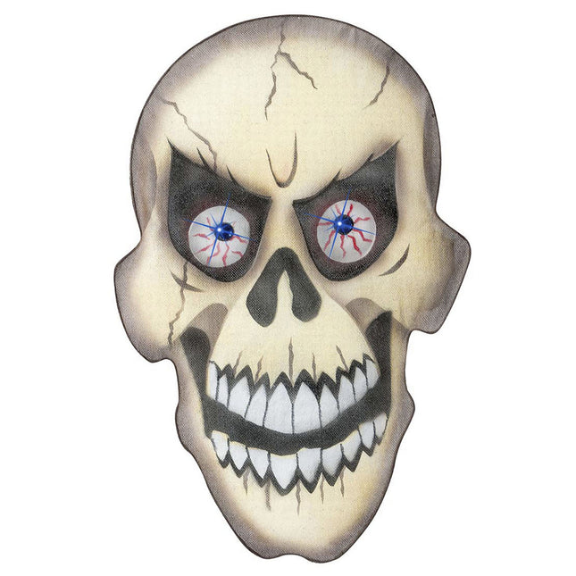 Halloween Wanddekoration Totenkopf