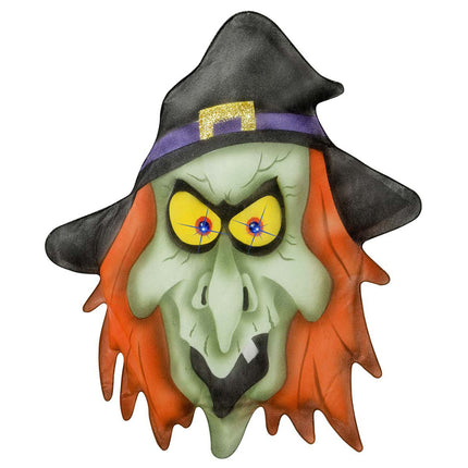 Halloween Türschild Hexe Stoff