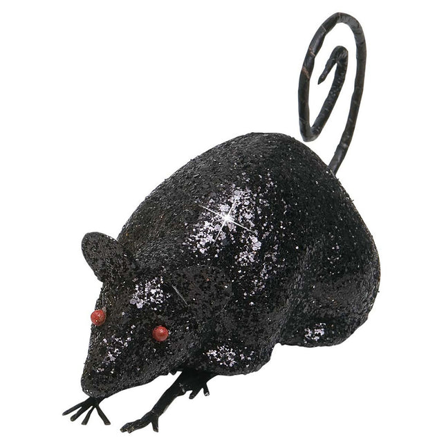 Schwarze Fake Maus 12cm