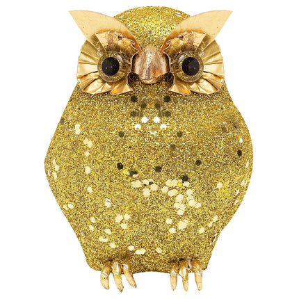 Goldene falsche Eule 10,5cm