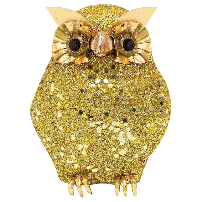Goldene falsche Eule 10,5cm