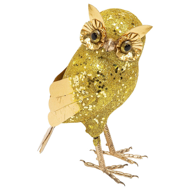 Goldene falsche Eule 18,5cm