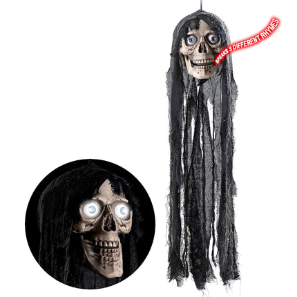 Halloween Puppe Totenkopf 70cm