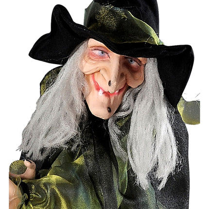 Halloween Puppe Fliegende Hexe 1m