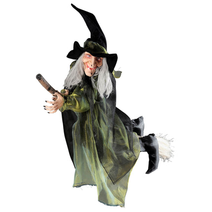 Halloween Puppe Fliegende Hexe 1m