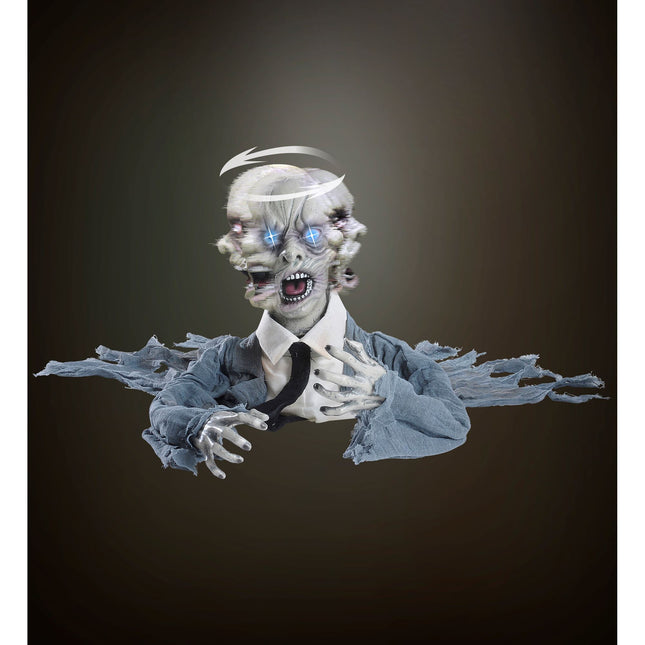 Halloween Puppe Zombie mit Licht und Sound