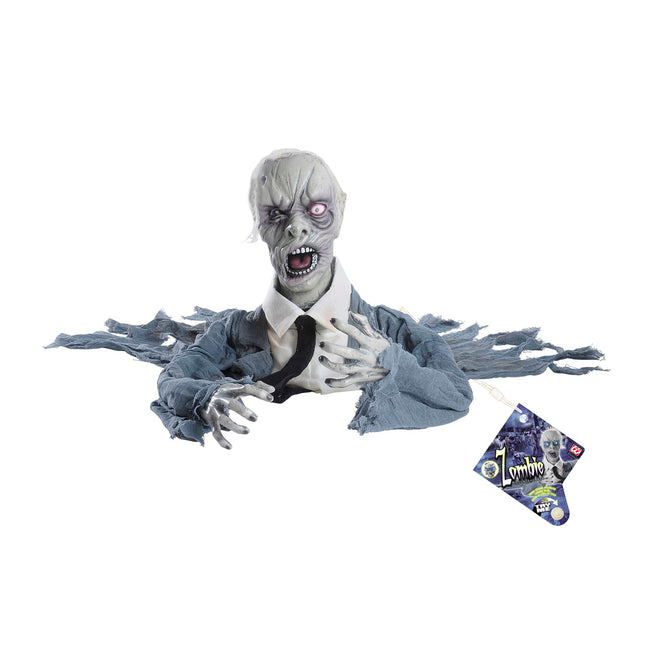 Halloween Puppe Zombie mit Licht und Sound