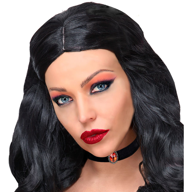 Halloween Halskette Roter Stein