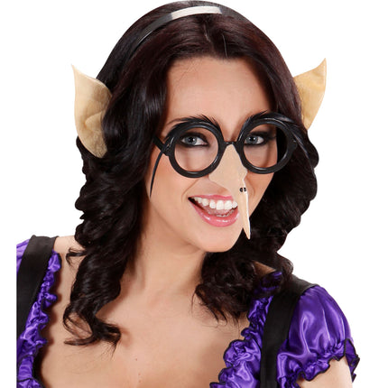 Halloween Haarband Beige Ohren