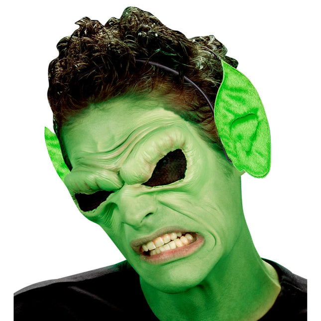 Halloween Haarband Grüne Ohren