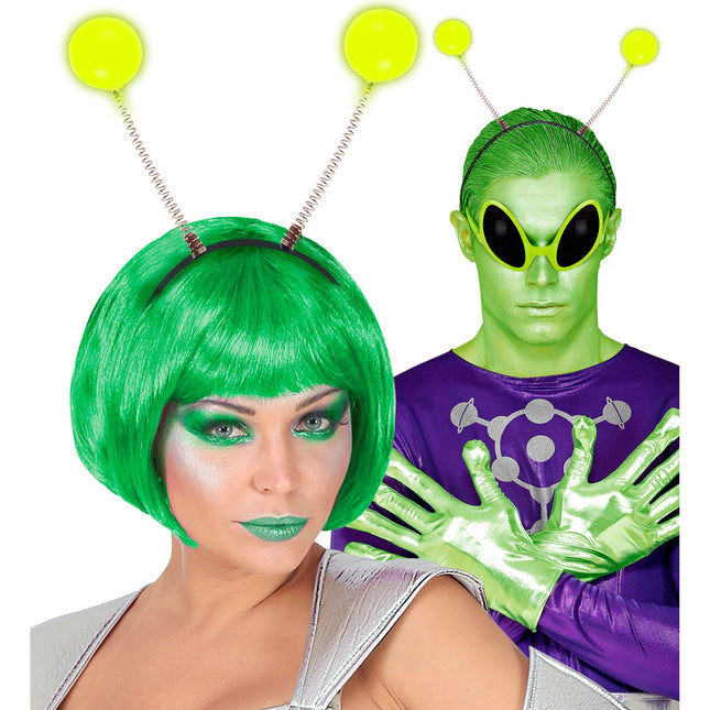 Haarband Alien Glow In The Dark