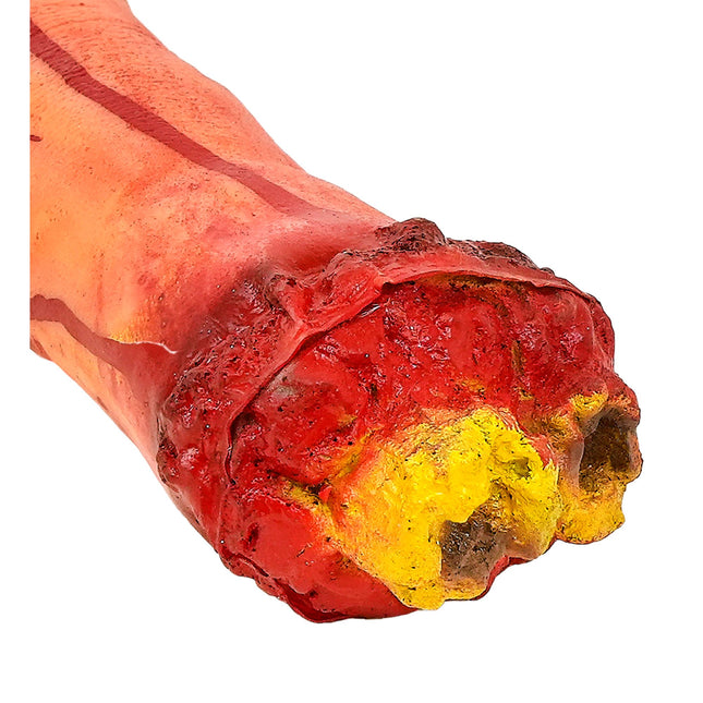 Halloween Falsche Hand mit Knochen abgehackt