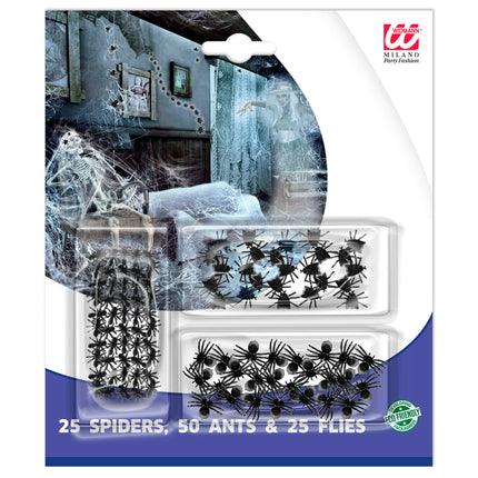 Schwarze Fake Bugs 100 Stk