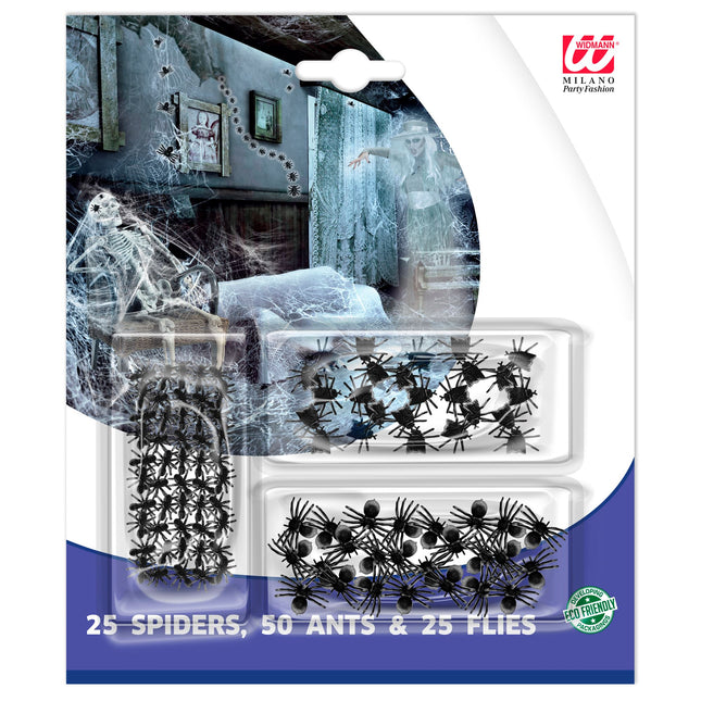 Schwarze Fake Bugs 100 Stk