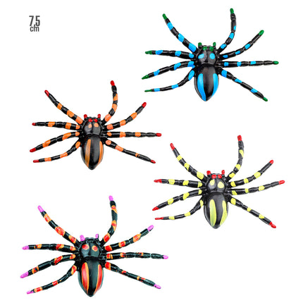 Halloween Fake Spinne 7cm 4Stk