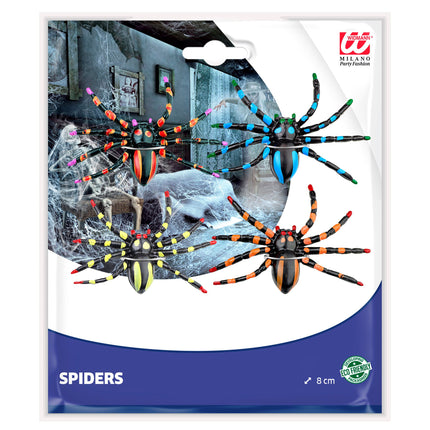 Halloween Fake Spinne 7cm 4Stk
