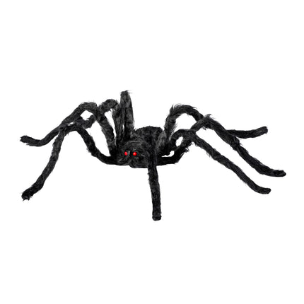 Halloween Fake Spinne Schwarz 75cm