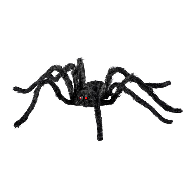 Halloween Fake Spinne Schwarz 75cm