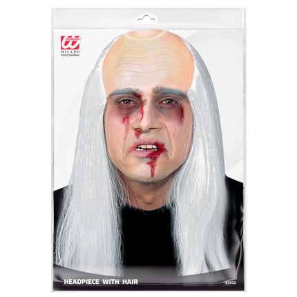 Halloween Perücke Glatzkopf
