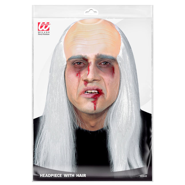 Halloween Perücke Glatzkopf