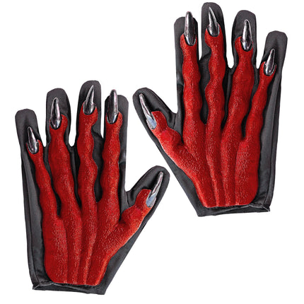 Halloween Handschuhe Teufel