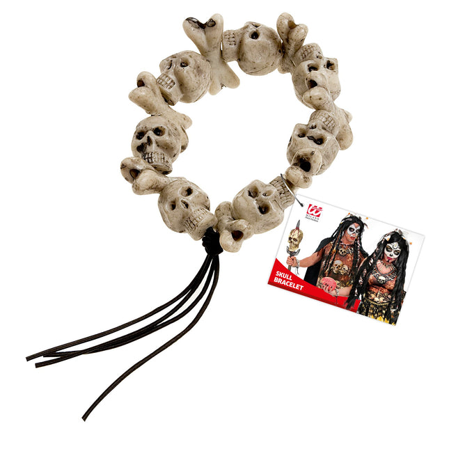 Halloween-Armband Totenköpfe