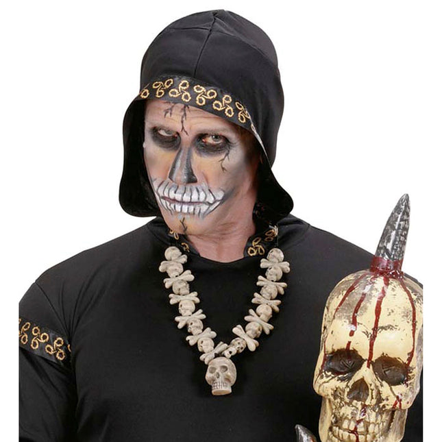 Halloween Halskette Totenköpfe