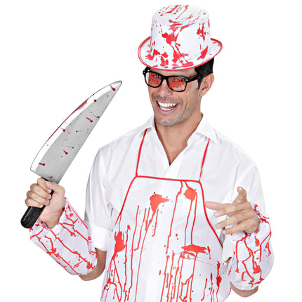 Halloween Fake Messer Blut 48cm