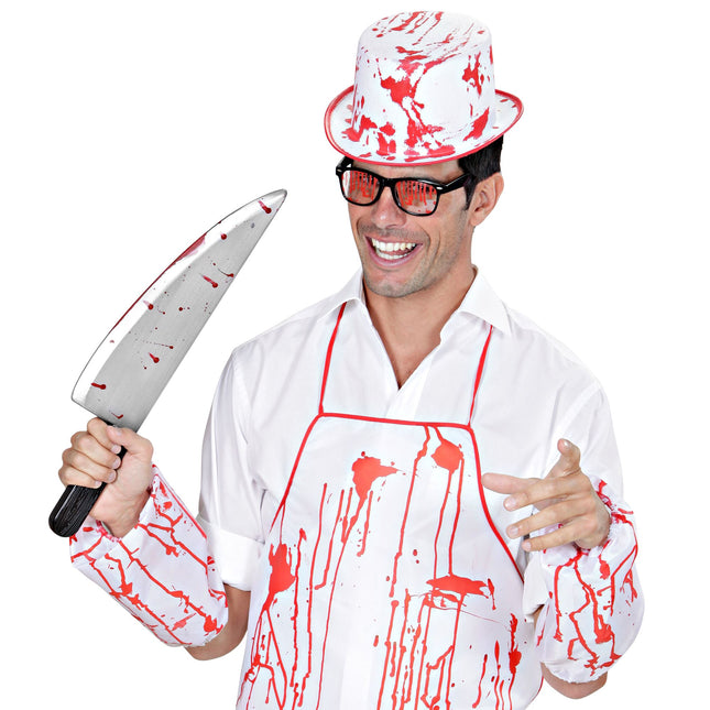 Halloween Fake Messer Blut 48cm