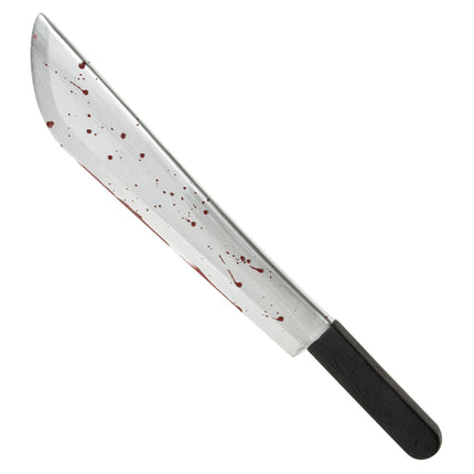 Halloween Fake-Messer mit Blut 54cm
