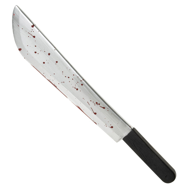 Halloween Fake-Messer mit Blut 54cm