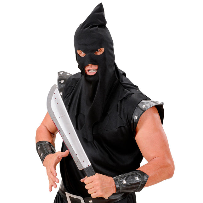 Halloween Fake-Messer mit Blut 54cm