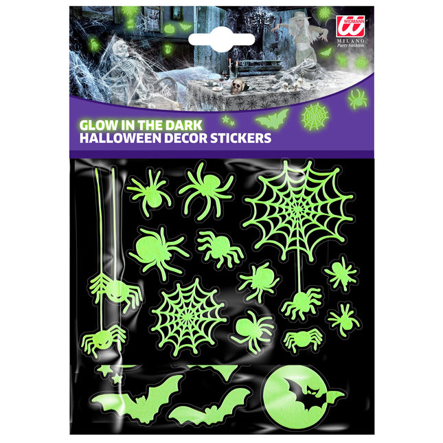 Halloween Aufkleber Weiß Glow In The Dark