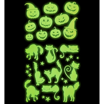 Halloween Aufkleber Glow In The Dark 21cm