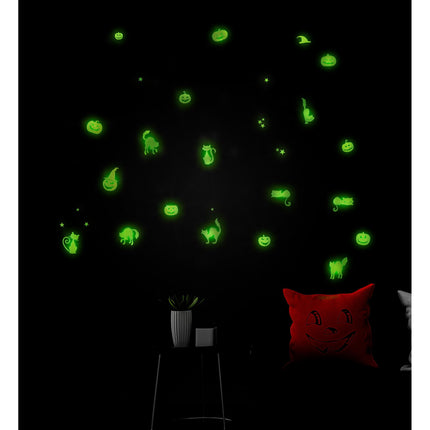 Halloween Aufkleber Glow In The Dark 21cm