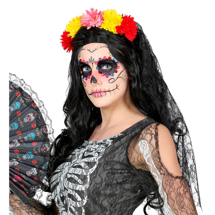 Dia De Los Muertos Schleier